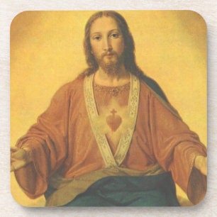 Vintage Religion, Sacred Heart of Jesus Christ Coaster