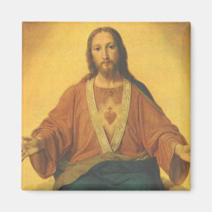 Vintage Religion, Sacred Heart of Jesus Christ Magnet