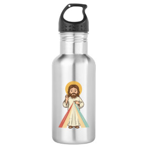 Vintage Religious Blessing Vector Shirt Design_1 532 Ml Water Bottle