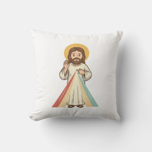 Vintage Religious Blessing Vector Shirt Design_1 Cushion