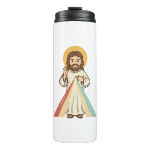 Vintage Religious Blessing Vector Shirt Design_1 Thermal Tumbler
