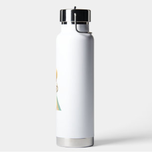 Vintage Religious Blessing Vector Shirt Design_1 Water Bottle