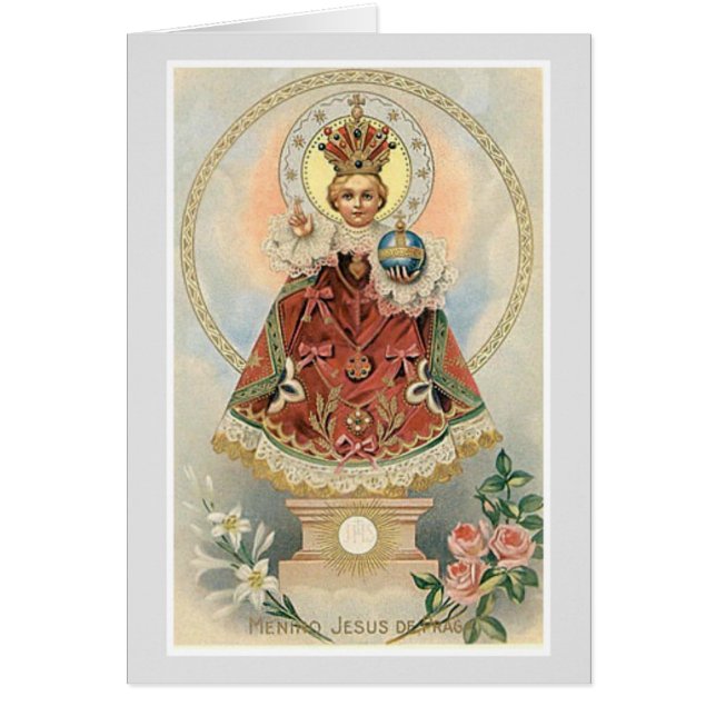 Vintage Religious Catholic Infant Jesus of Prague (Front)