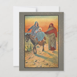 Vintage Religious Christmas Card