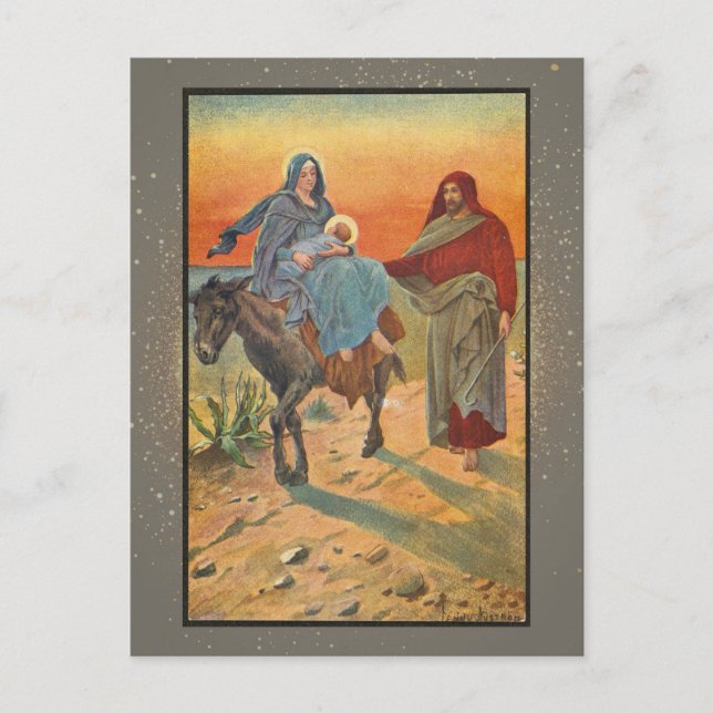 Vintage Religious Christmas Card (Front)