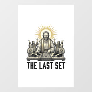 Vintage Religious DJ The Last Set Shirt Design_1