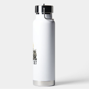 Vintage Religious DJ The Last Set Shirt Design_1 Water Bottle
