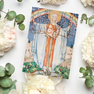 Vintage Religious Easter  Holiday Card