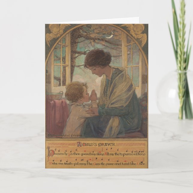 Vintage Religious Mother's Day Card (Front)