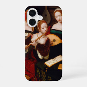 Vintage Renaissance Art Three Female Musicians iPhone 16 Case