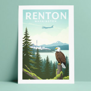 Vintage Renton Washington Postcard