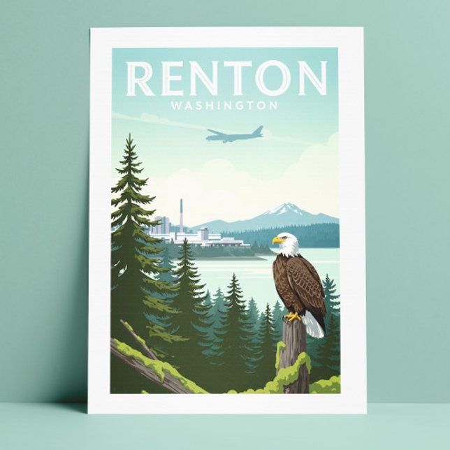 Vintage Renton Washington Postcard (Creator Uploaded)