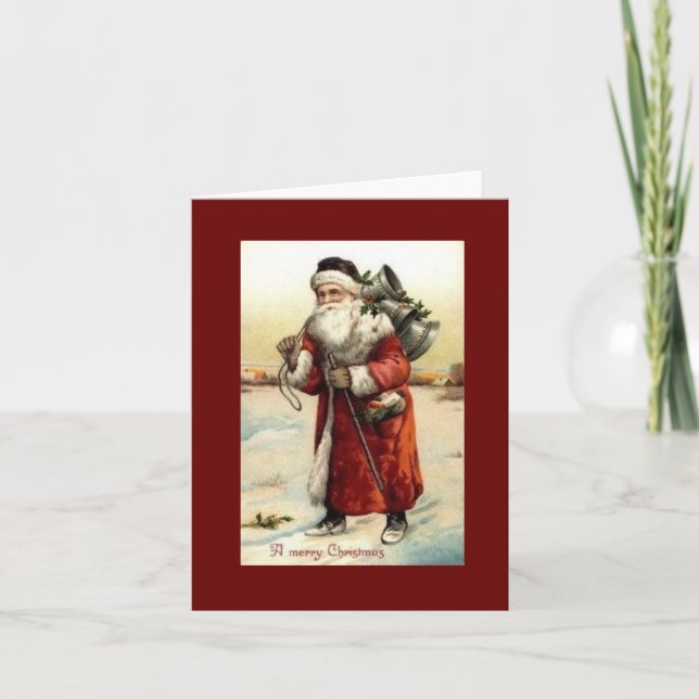 Vintage Reproduction Christmas Card (Front)