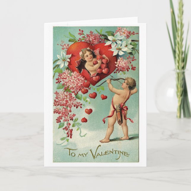 Vintage Reproduction Valentine's Day Card (Front)