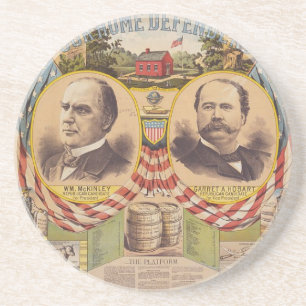 Vintage Republican Party Presidential Campaign Coaster
