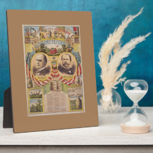 Vintage Republican Party Presidential Campaign Plaque