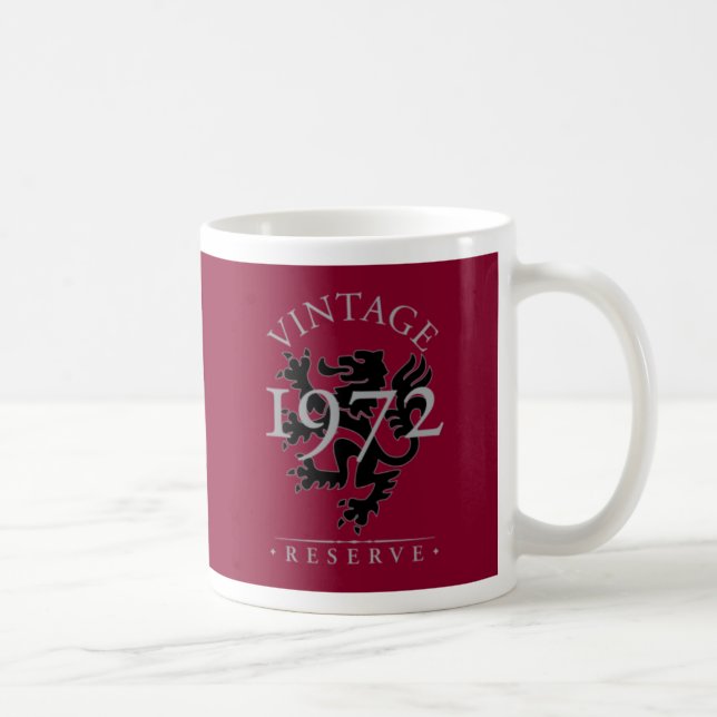 Vintage Reserve 1972 Coffee Mug (Right)