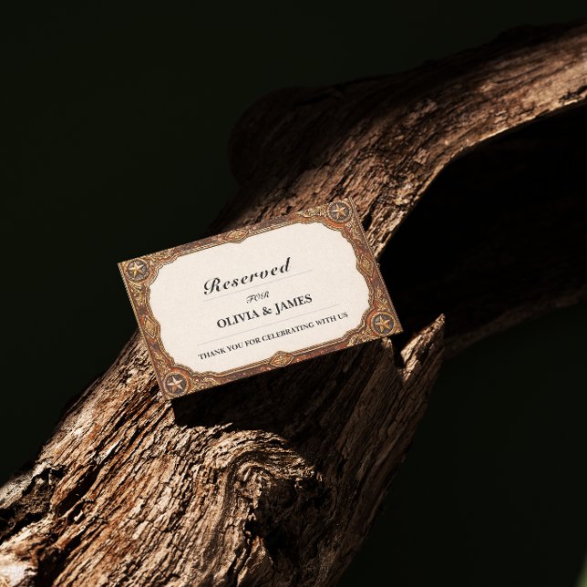 Vintage Reserved Seating Card (Creator Uploaded)