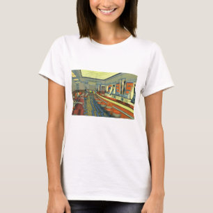 Vintage Restaurant, Retro Roadside Diner Interior T-Shirt