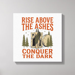 Vintage Resurrection Cave Quote Engraving Shirt De Canvas Print