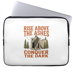 Vintage Resurrection Cave Quote Engraving Shirt De Laptop Sleeve