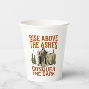 Vintage Resurrection Cave Quote Engraving Shirt De Paper Cups