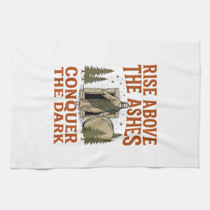 Vintage Resurrection Cave Quote Engraving Shirt De Tea Towel