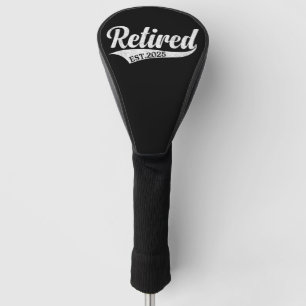 Vintage Retired 2025 Funny Retirement 2025 Humour Golf Head Cover