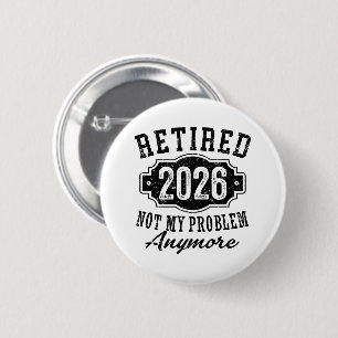 Vintage Retired 2026 Milestone Achievement Badge
