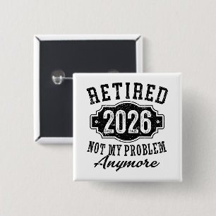 Vintage Retired 2026 Milestone Achievement Badge