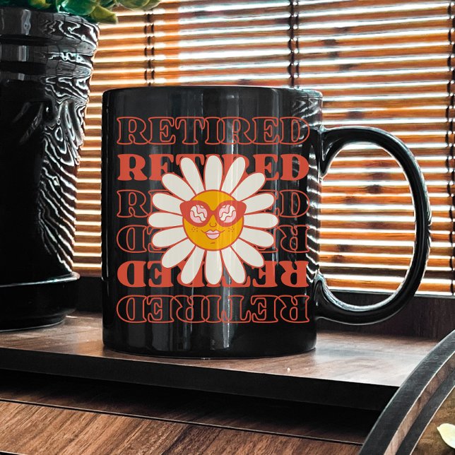 Vintage Retired, Retro Retirement Party Womens Coffee Mug (Creator Uploaded)