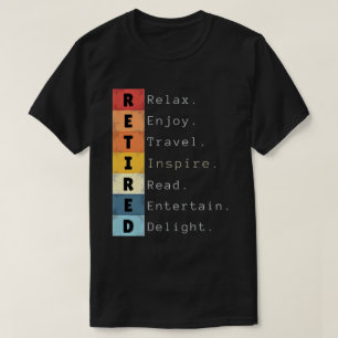 Vintage Retirement 2025 For Retired Funny T-Shirt