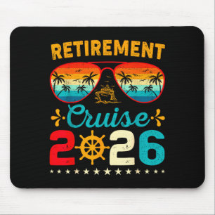 Vintage Retirement Cruise 2026 Cruise Cruising Vac Mouse Pad