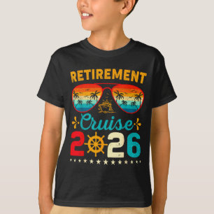 Vintage Retirement Cruise 2026 Cruise Cruising Vac T-Shirt