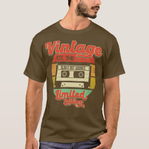 Vintage Retro 1948 Cassette Tape Oldies But Goodie T-Shirt