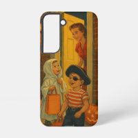 Vintage/retro 1950s trick or treating Halloween