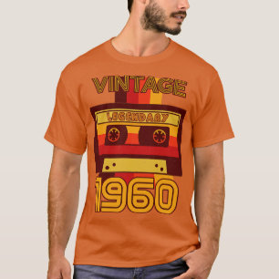 Vintage Retro 1960 Legendary Cassette Tape T-Shirt