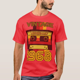 Vintage Retro 1968 Legendary Cassette Tape T-Shirt