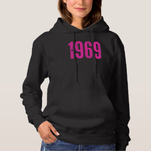 Vintage Retro 1969 Distressed Rock & Roll Music 3 Hoodie