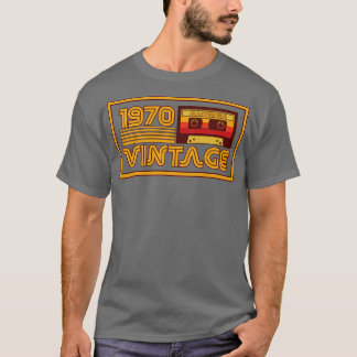 Vintage Retro 1970 Masterpiece Cassette Tape T-Shirt