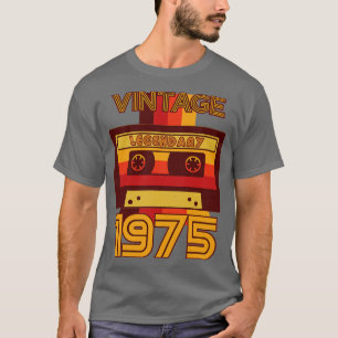Vintage Retro 1975 Legendary Cassette Tape T-Shirt