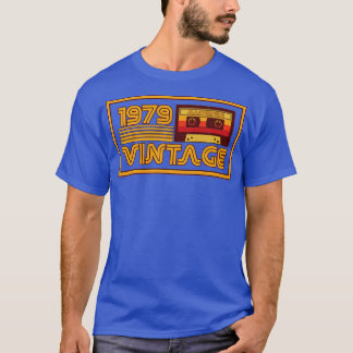 Vintage Retro 1979 Masterpiece Cassette Tape T-Shirt