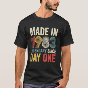 Vintage Retro 1983 Legendary Since Day One T-Shirt