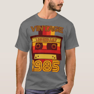 Vintage Retro 1985 Legendary Cassette Tape T-Shirt