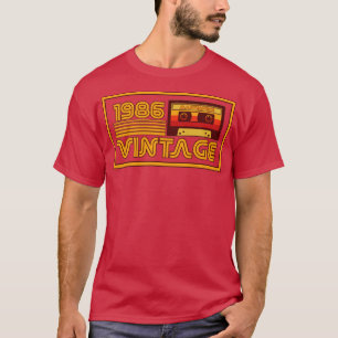 Vintage Retro 1986 Masterpiece Cassette Tape T-Shirt