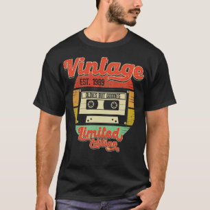 Vintage Retro 1989 Cassette Tape Oldies But Goodie T-Shirt