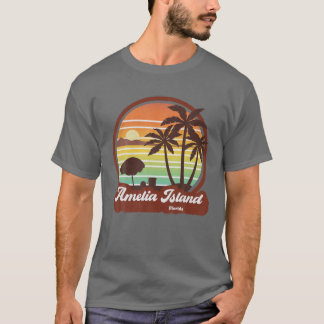 Vintage Retro 70S 80S Amelia Island Florida Beach T-Shirt