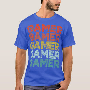 Vintage Retro 70's 80's Style Video Game Men Boys T-Shirt
