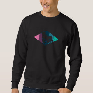 Vintage Retro 70s Roller Skate Sweatshirt