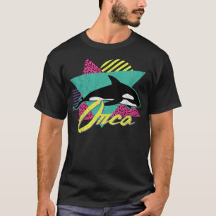 Vintage Retro 80s Or 90s Orca Killer Whale T-shirt